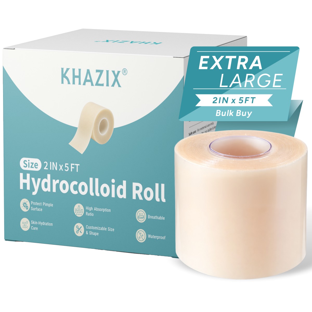 Essential Oils - Curativo Hidrocoloide KHAZIX em Rolo 2in