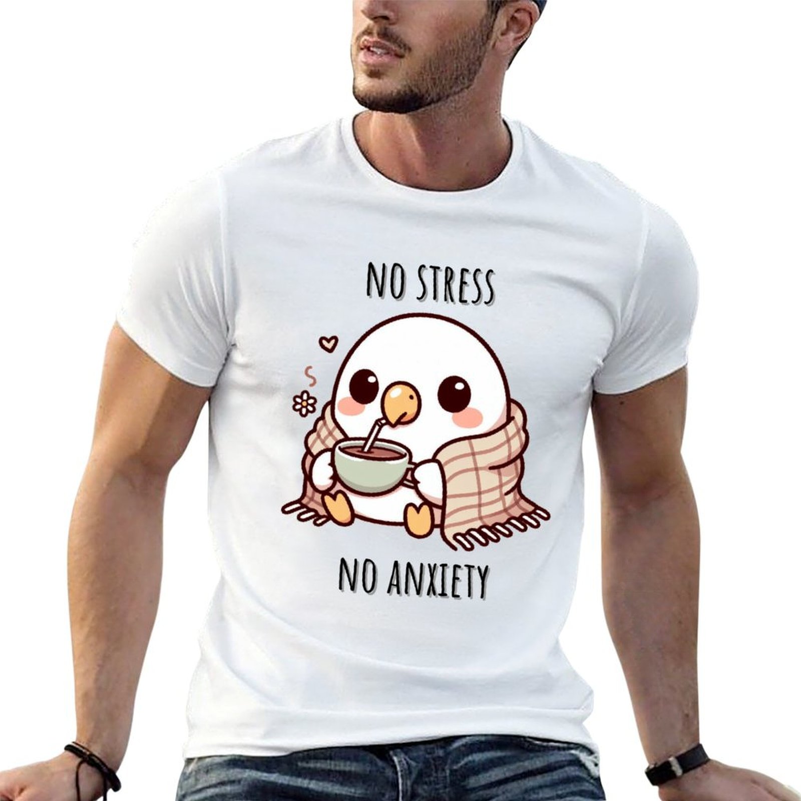 Chamomile Tea - Camiseta Chamomile Tea Parakeet casual solta