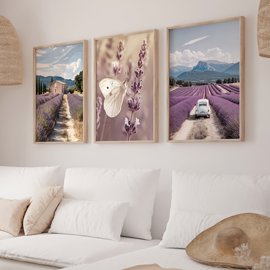 Lavender Oil - Pintura em Tela Lavanda Provença 3