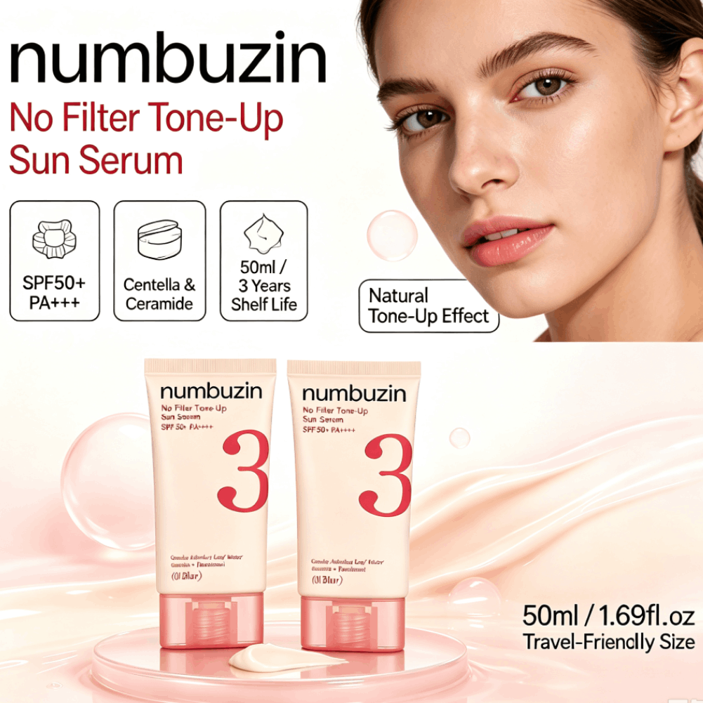 Echinacea - Numbuzin 3 Sun Serum SPF50+ Centella