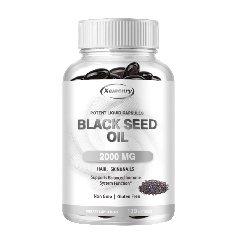 Herbal Supplement - Cápsulas de óleo de semente preta