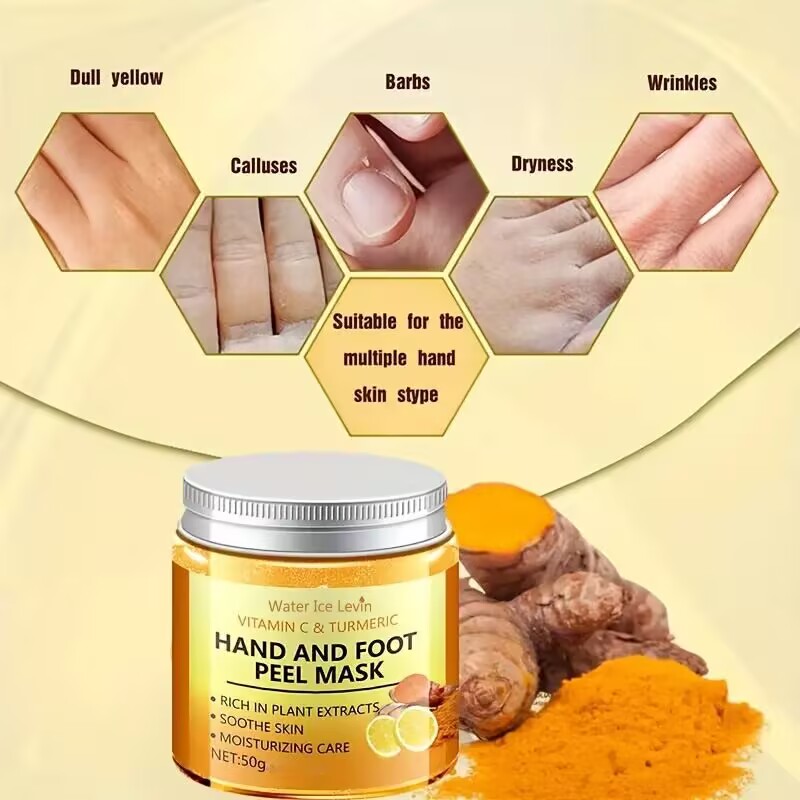 Turmeric - Máscara de cera para mãos e