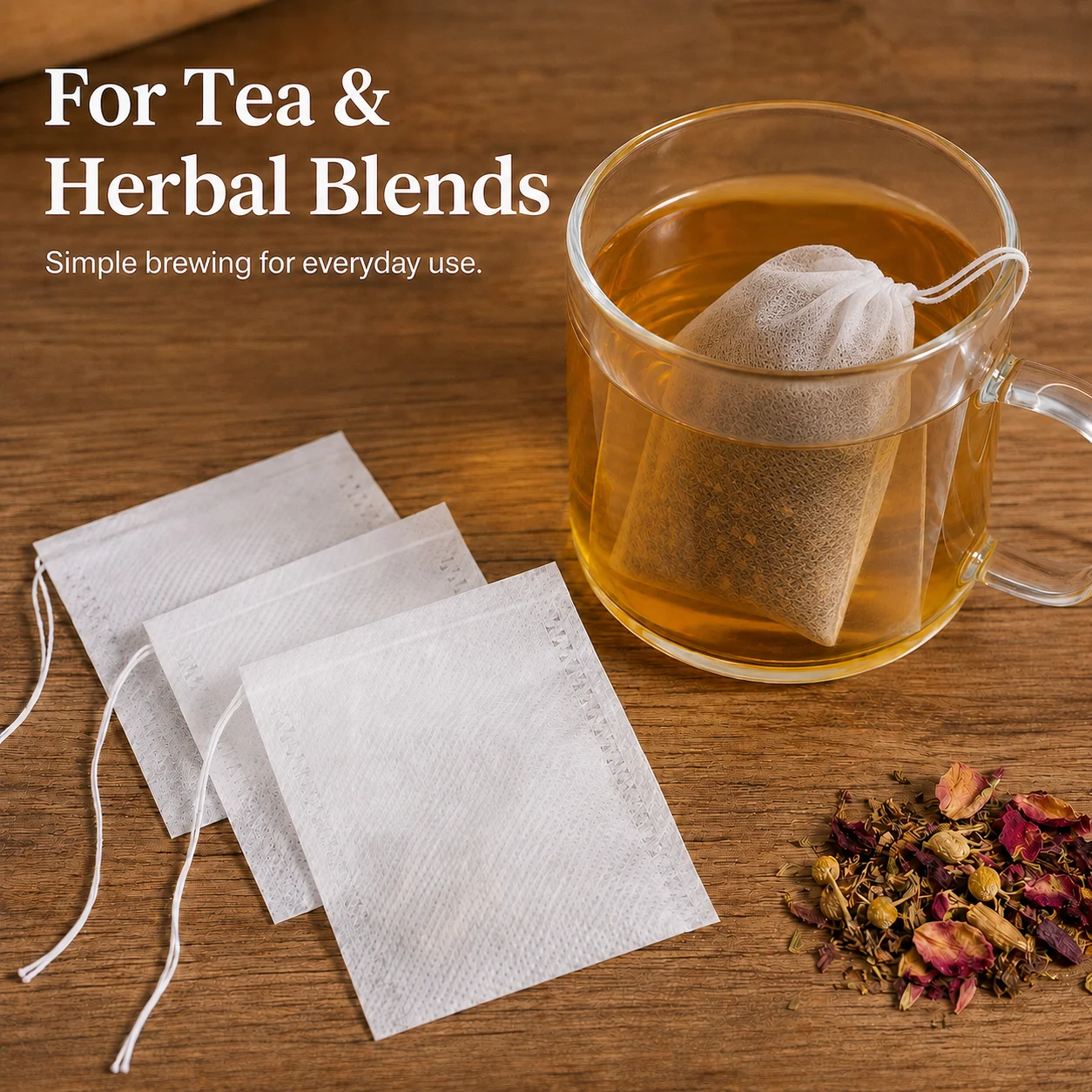 Herbal Tea - 100 Unidades de Sacos de Filtro