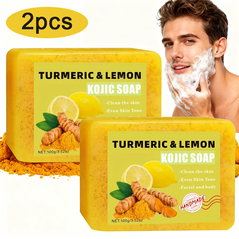 Turmeric - Sabonete de ácido cítrico de cúrcuma,
