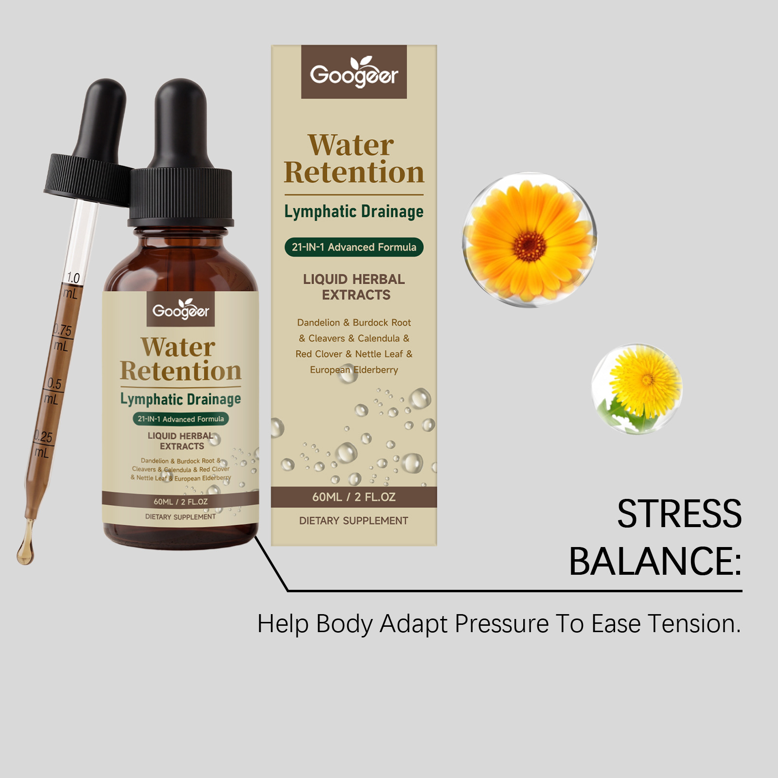 Gotas de Limpeza Linfática de  - Herbal Tincture avaliação e preço