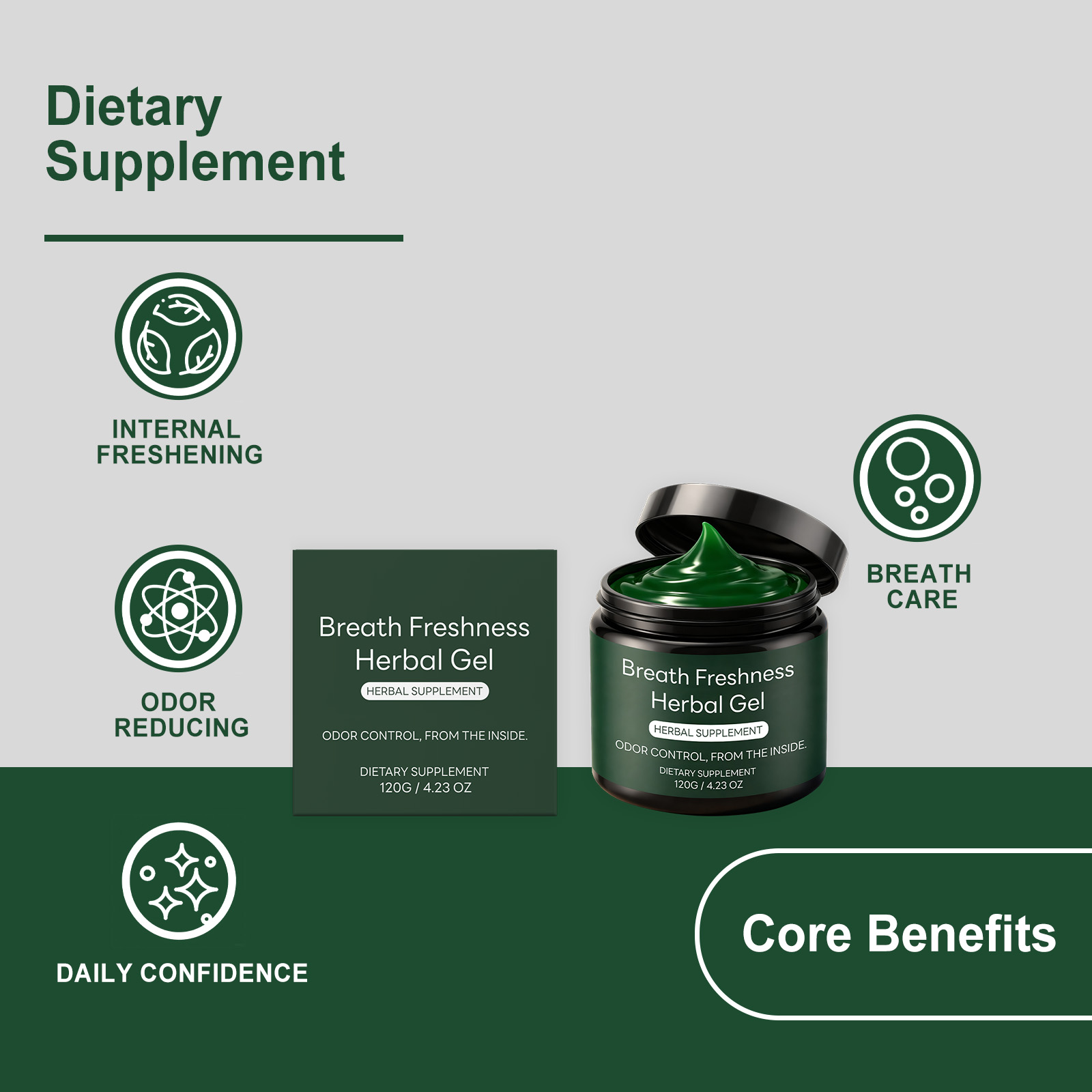 Gel Herbal Refrescante para o  - Herbal Supplement avaliação e preço