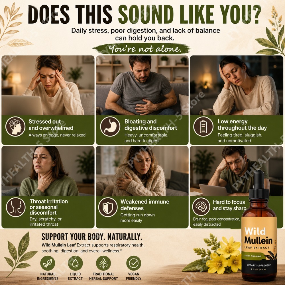 Gotas de Folha de Mullein com  - Herbal Supplement avaliação e preço