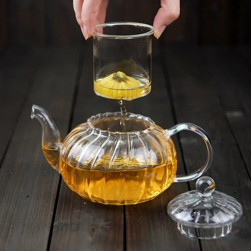 Bule De Flor De Forma De Abóbo - Herbal Tea avaliação e preço