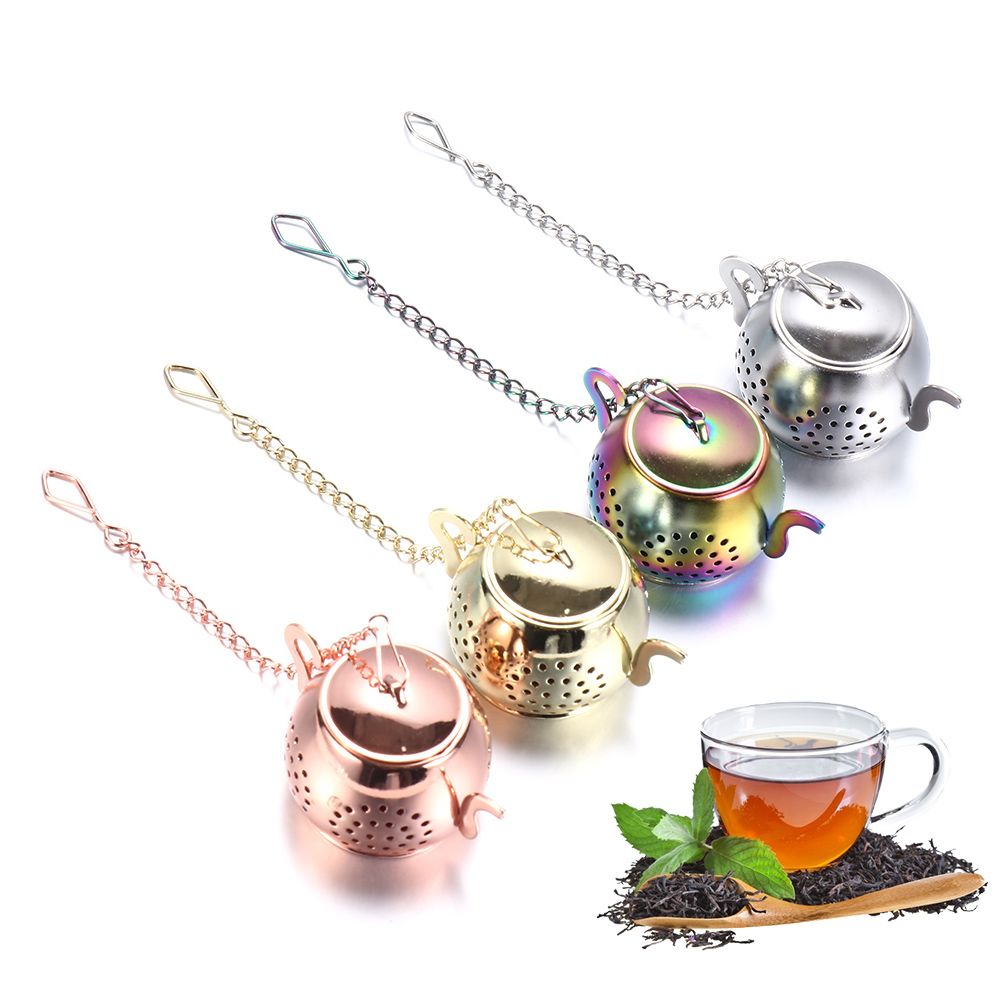 Bule Shape Tea Strainer with C - Herbal Tea avaliação e preço