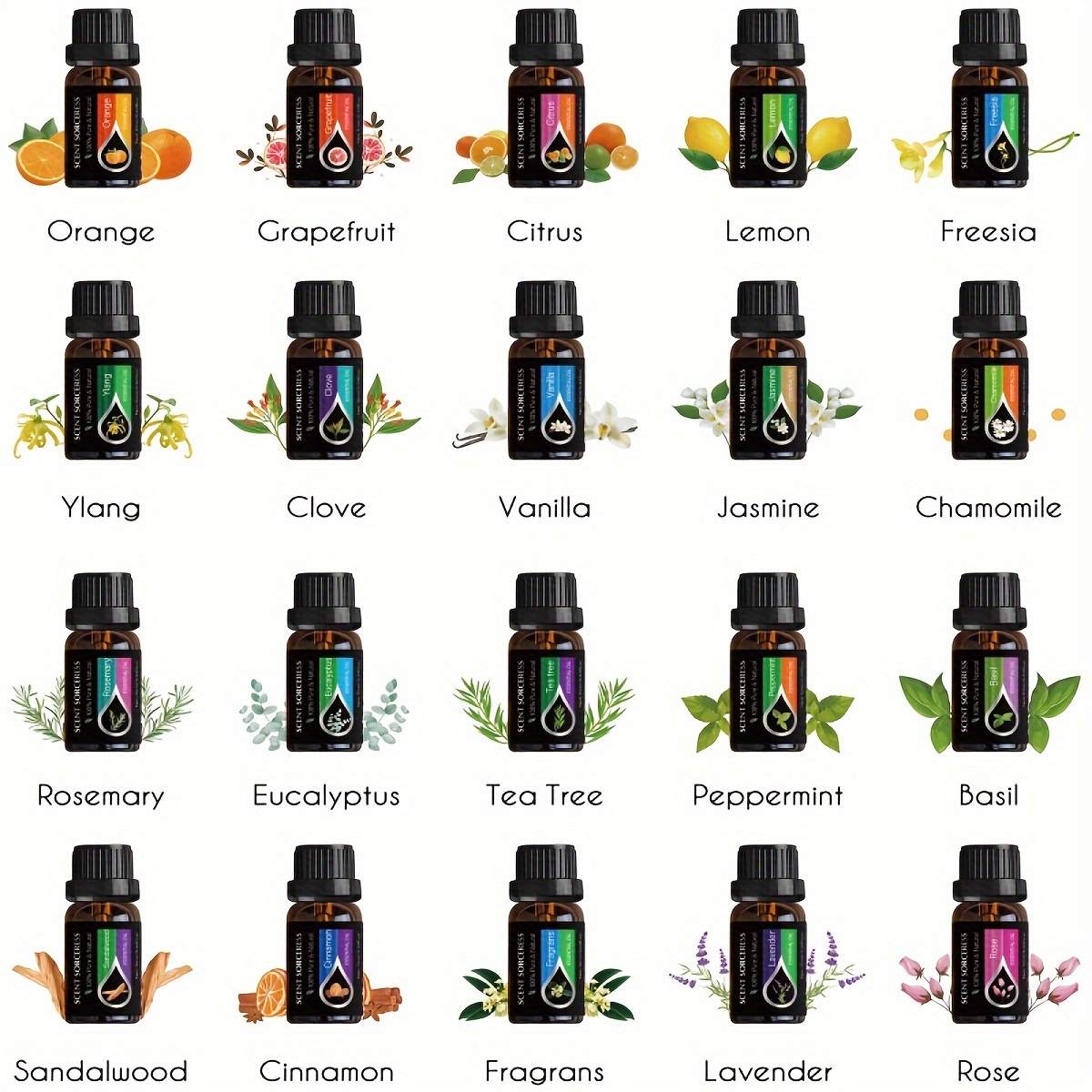 20 pçs/set conjunto de óleo es - Lavender Oil avaliação e preço