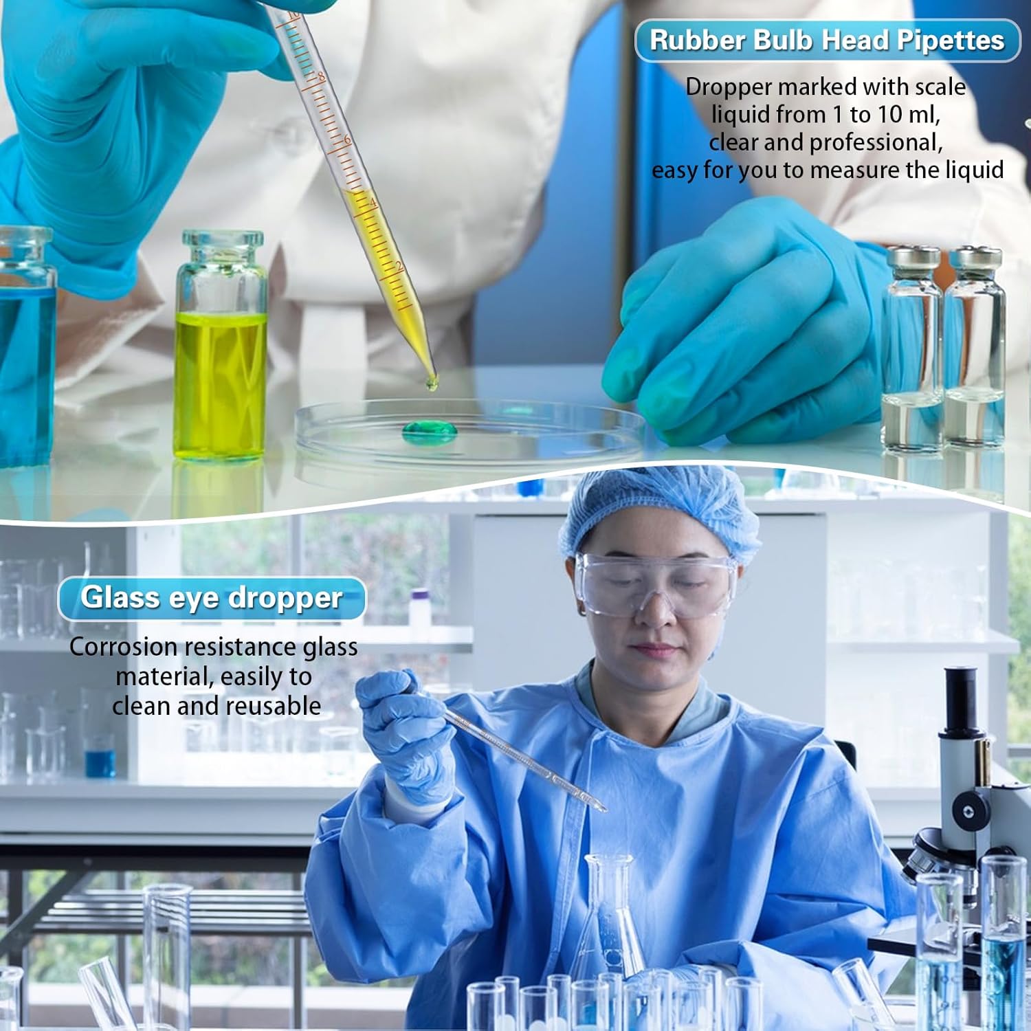 Pacote com 5 Pipetas de Vidro  - Essential Oils avaliação e preço