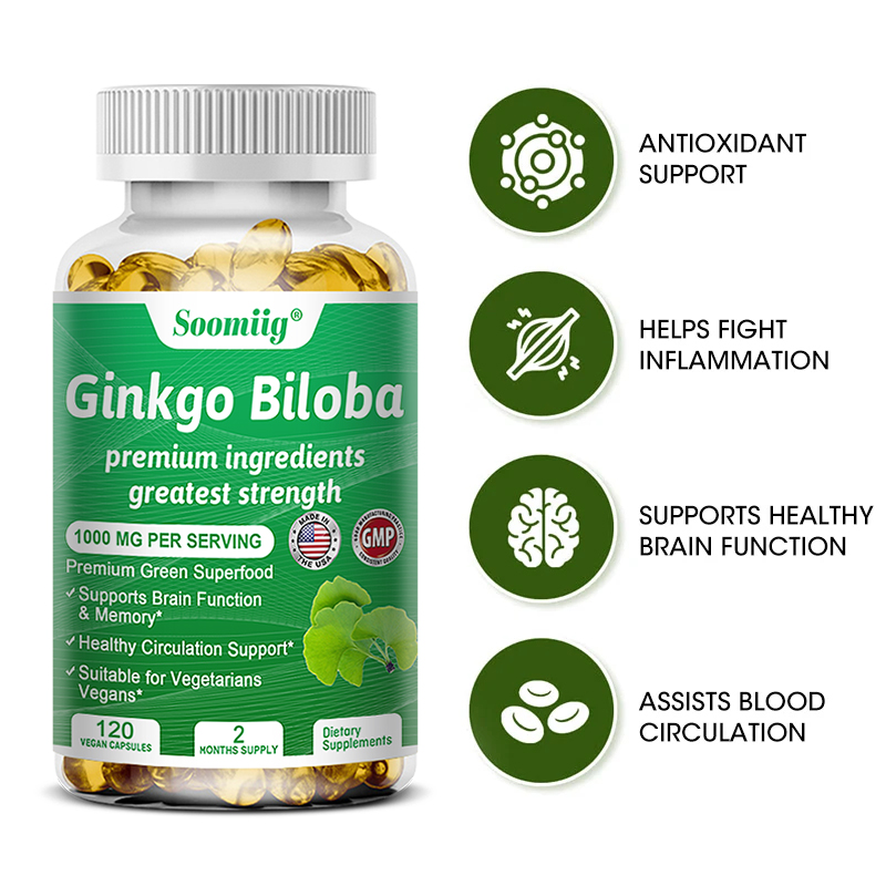Cápsulas Ginko Biloba - Suplem - Ginger Tea avaliação e preço