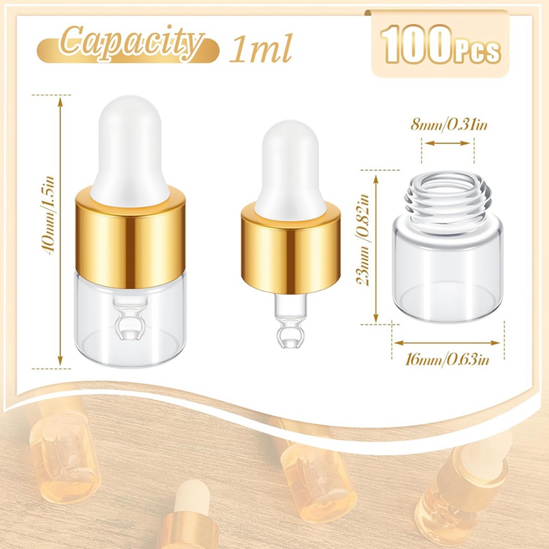 100 Peças de Mini Frascos Cont - Essential Oils avaliação e preço